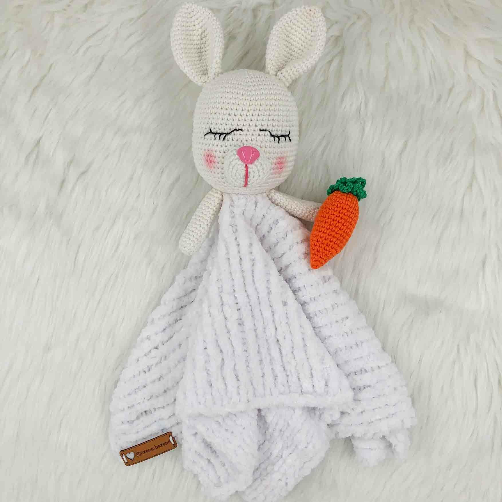 Tavşan Örgü Uyku Arkadaşı Model 6 (Amigurumi)